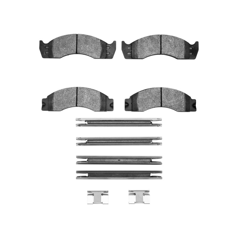 Ford F-53 Motorhome Chassis Brake Pads - Front/Rear - R1 Concepts - Ceramic - `88-`07